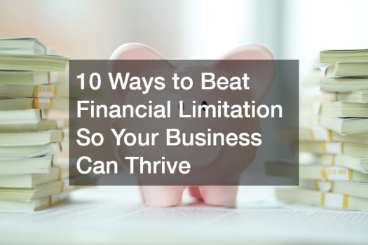 10 Ways to Beat Financial Limitation So Your Business Can Thrive